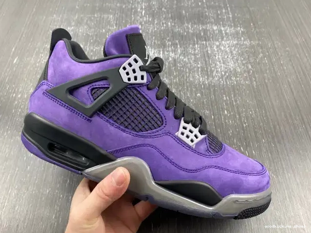 Scott Jordan Air Purple 4 Suede Travis x 0426